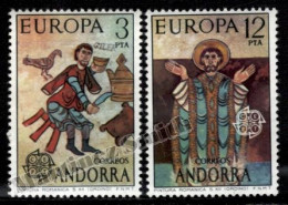 Andorre Espagnole / Spanish Andorra 1975 Yv, 89-90, Europa Cept, - MNH - Unused Stamps