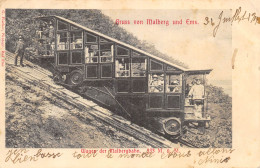 Gruss Von Malberg Und Ems - Wagen Der Malbergbahn - 1901 - Bad Ems