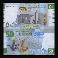 Mauritania 50 Ouguiya 2023, Hybrid, Commemorative, AA Prefix, UNC - Mauritanie