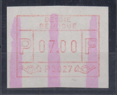 Belgien FRAMA-ATM P3028 St. Truiden Mit ENDSTREIFEN-Anfang  ** Wert 07,00  RRR ! - Altri & Non Classificati