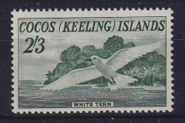 Kokos-Inseln 1963 Seeschwalbe Mi.-Nr. 6 Postfrisch ** - Kokosinseln (Keeling Islands)