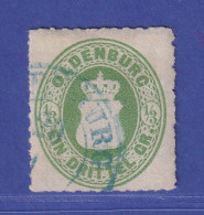 Oldenburg 1862 Wappen 1/3 Groschen Mi.-Nr. 15 A  Gestempelt - Oldenbourg