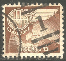 XW01-3051 USA Canal Zone Globe Wing Aile 6c - Canal Zone