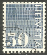 XW01-3027 Suisse 1970 50c Bleu - Oblitérés