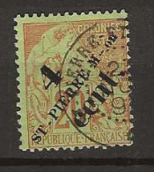 1891 USED St Pierre Et Miquelon Mi 36 - Gebraucht