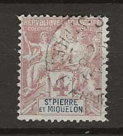 1892 USED St Pierre Et Miquelon Mi 48 - Gebraucht