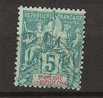 1892 USED St Pierre Et Miquelon Mi 49 - Oblitérés