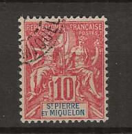 1901 USED St Pierre Et Miquelon Mi 68 - Used Stamps