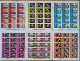 1976 Olympic Games Montreal 76 Comoros 10Set In 60 Sheets Stamps Perf  Michel 275/280 CTO - Ete 1976: Montréal