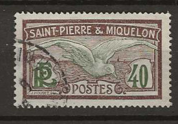 1909 USED St Pierre Et Miquelon Mi 81 - Oblitérés