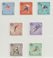 Mongolia 1968 Olympic Games In Grenoble 7 Stamps MNH/**. Postal Weight Approx. 0,04 Kg. Please Read Sales Conditions Und - Hiver 1968: Grenoble