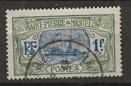 1909 USED St Pierre Et Miquelon Mi 87 - Gebruikt