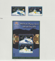 Palau 2002 Olympic Games Salt Lake City Souvenir Sheet + 2 Stamps MNH/**. Postal Weight Approx. 0,04 Kg. Please Read Sal - Inverno2002: Salt Lake City