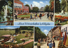 72434118 Bad Woerishofen Kurpark Kurhaus Kneippdenkmal  Minigolf Kurpromenade Ba - Bad Wörishofen