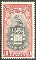 XW03-0045 British Guiana University College West Indies Pelican MNH ** Neuf SC - Brits-Guiana (...-1966)