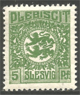 XW03-0023 Plebicit Slesvig Lion Lowe Leone Leon Armoiries Coat Arms MH * Neuf - Schleswig-Holstein