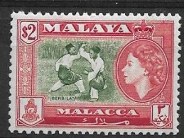 MALAYSIA MALACCA 1960 ELIZABETH II MNH - Malacca