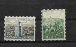 LUXEMBOURG   599/600 **    NEUFS SANS CHARNIERE - Unused Stamps