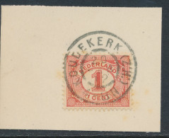 Grootrondstempel Koudekerk (Z.H:) 1912 - Postal History
