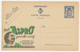 Publibel - Postal Stationery Belgium 1941 Medicine - Aspro  - Apotheek