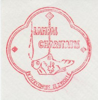 Meter Cut Netherlands 1969 Lampas Charitatis -The Lamp Of Charity - Fish - PAX - Autres & Non Classés