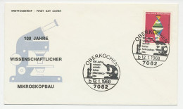 Cover / Postmark Germany 1968 Microscope - Autres & Non Classés