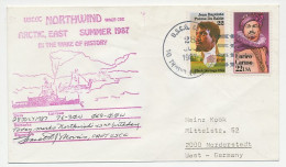 Cover / Postmark / Cachet USA 1987 Arctic Expedition - Arktis Expeditionen