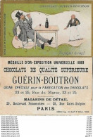 CHROMOS. Chocolat GUERIN-BOUTRON (Paris)   Se Piquer Le Nez !...S2731 - Guerin Boutron