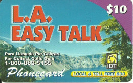 USA: Prepaid IDT - L.A. Easy Talk - Autres & Non Classés