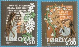 Faeroër 2000 Christmas 2 Values MNH Faroe Islands - Isole