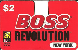 USA: Prepaid IDT - Boss Revolution, New York - Autres & Non Classés