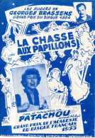 Partition La Chasse Aux Papillons Par Georges Brassens 1953 - Libri Di Canti