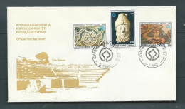Enveloppe 1er Jour  Paphos World Cultural Heritage  5/07/1982 Qaa7015 - Briefe U. Dokumente