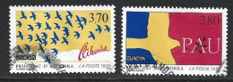 ANDORRA /ANDORRE.Europa 1995, Paix & Liberté,  2 Timbres Oblitérés, 1 ère Qualité, NO PJ - Usados