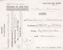 Kriegsgefangenenpost Flieger-Oberstabsingenieur 1946 Von Zedelgem Nach Ladekop - Gevangenenpost