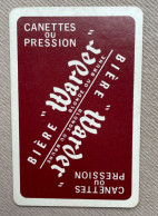 Speelkaart / Carte à Jouer - Bière WARDER (Lewarde) FRANCE - Autres & Non Classés