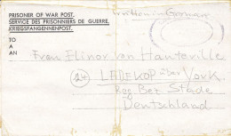 Kriegsgefangenenpost Flieger-Oberstabsingenieur 1946 Von Zedelgem Nach Ladekop - Prisoners Of War Mail