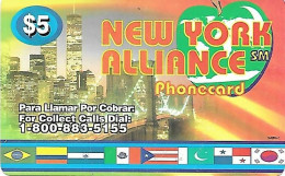 USA: Prepaid IDT - New York Alliance, Long Pin No. - Autres & Non Classés