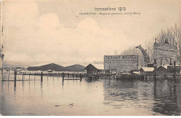 CHARENTON - Inondations 1910 - Magasins Généraux - Quai De Bercy - Très Bon état - Charenton Le Pont