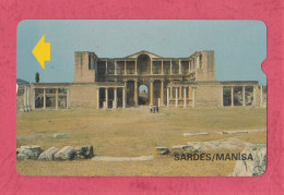 Turchia, Turkey-Used Magnetic Phone Card, Turk Telekom By 100,  Sardes Manisa- - Turquie