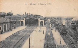 VIERZON - La Gare Prise Du Pont - état - Vierzon