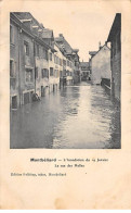 MONTBELIARD - L'inondation Du 19 Janvier - La Rue Des Halles - Très Bon état - Montbéliard