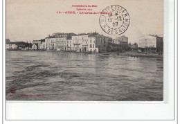 AGDE - La Crue De L'Hérault - Innondations Du Midi Septembre 1907 - Très Bon état - Agde