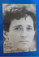 AUTOGRAPHE DE FRANCIS HUSTER SUR CARTE - Acteurs & Toneelspelers