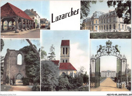 ADZP11-95-0907 - LUZARCHES - église - Halle - Château De Champlatreux - Ruines De L'abbaye D'hérivaux  - Luzarches