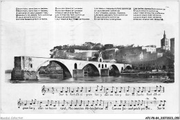 AFCP8-84-0840 - AVIGNON - Le Pont Saint-bénézet Et Sa Chanson Légendaire - Avignon (Palais & Pont)