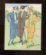 "MODE" Aelterer Color-Druck, 10x13 Cm (R2075) - 1900-1940