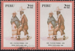 1973 Peru ⵙ Mi:PE 922, Sn:PE 606, Yt:PE 592, Sg:PE 1202, Bus:PE 650, Man And Woman In Typical Suits - Peru