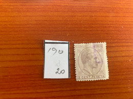 ESPAÑA Nº 190. USAD0 - Unused Stamps