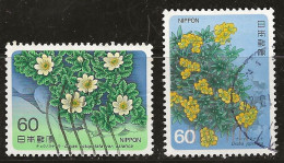 Japon 1985 N° Y&T : 1521 Et 1522 Obl. - Usati